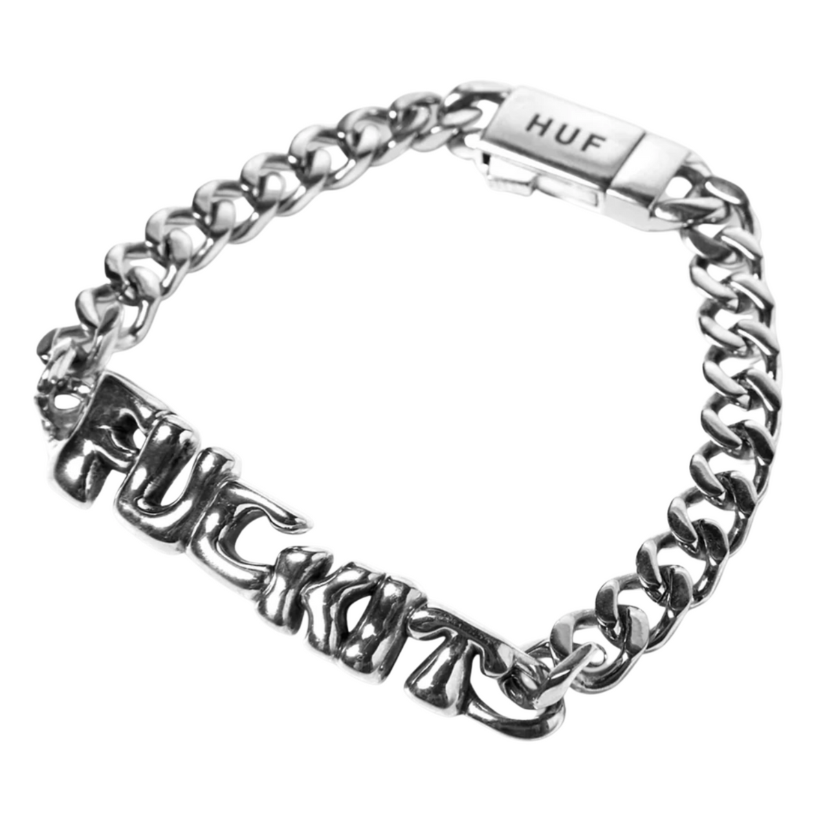 HUF FUCK IT WARPED ID BRACELET - SILVER – No Chaos