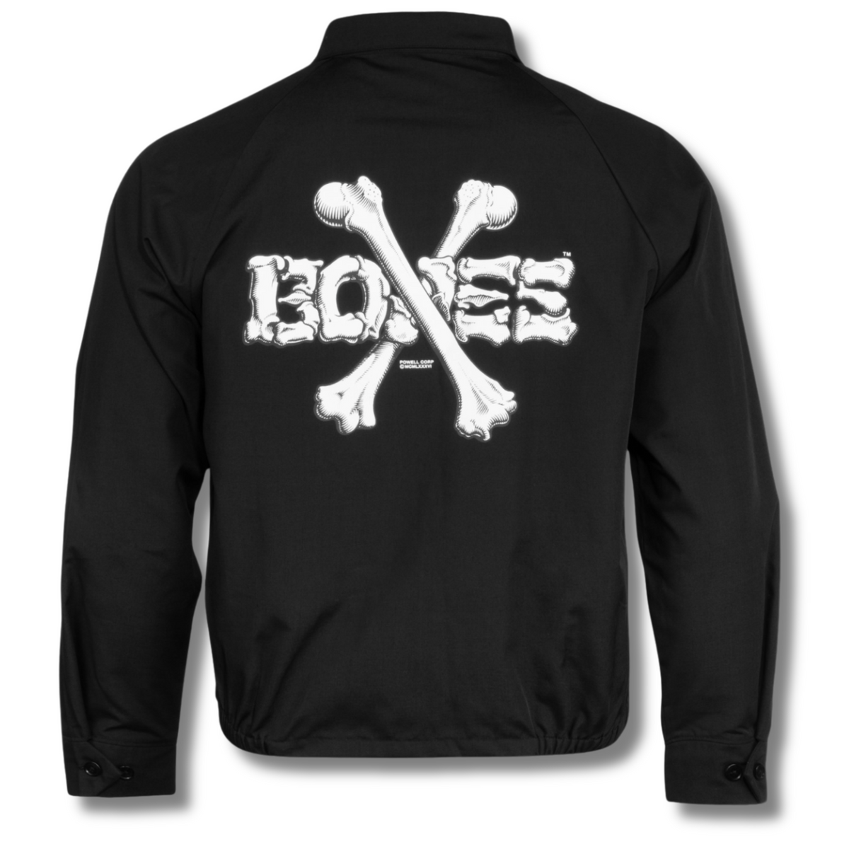 POWELL PERALTA CROSS BONES JACKET - BLACK – No Chaos
