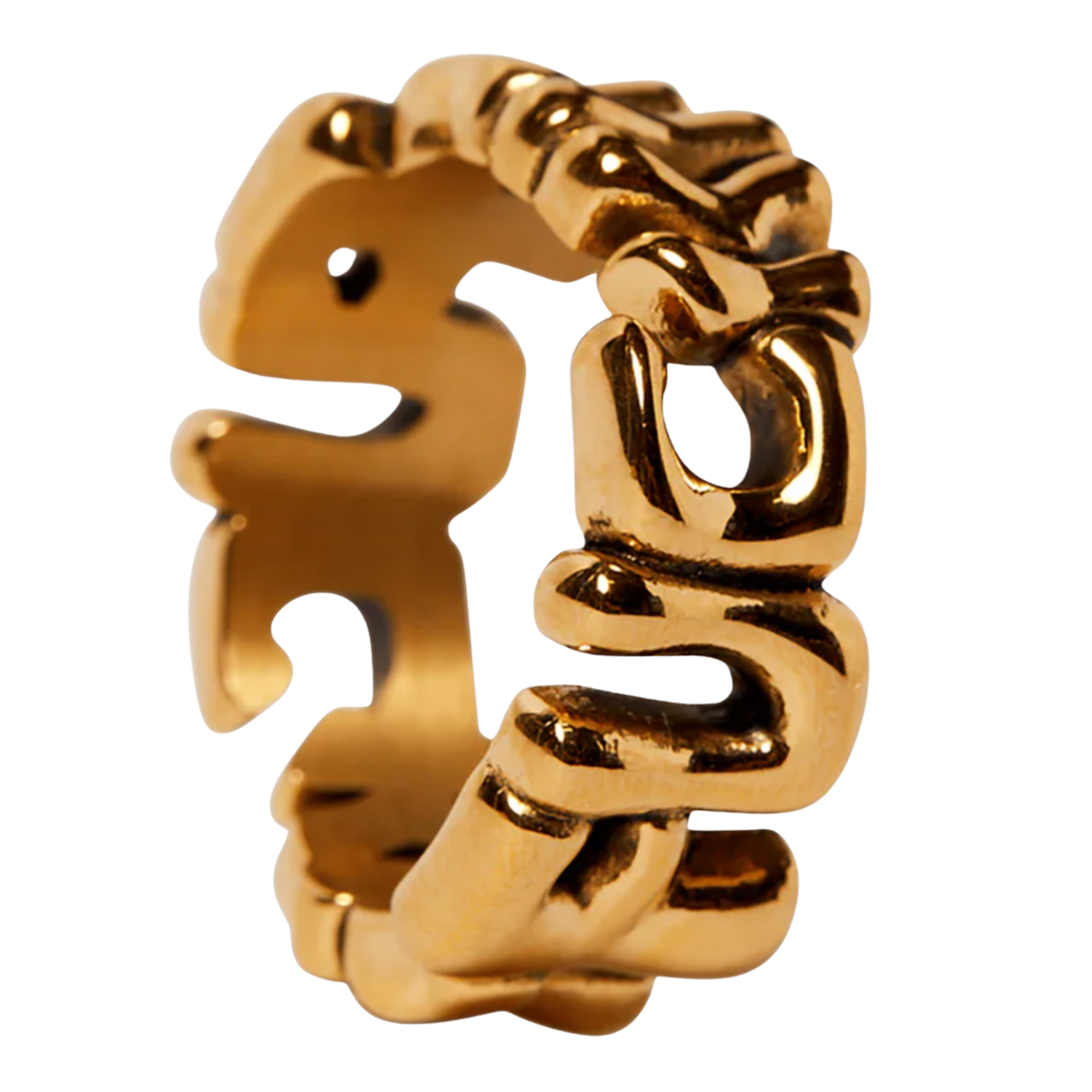 HUF FUCK IT WARPED RING - GOLD – No Chaos