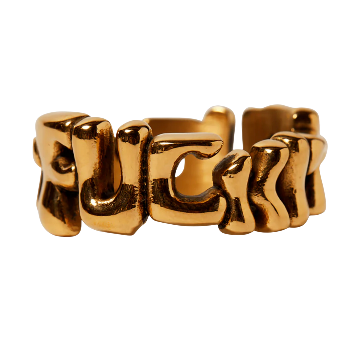 HUF FUCK IT WARPED RING - GOLD – No Chaos