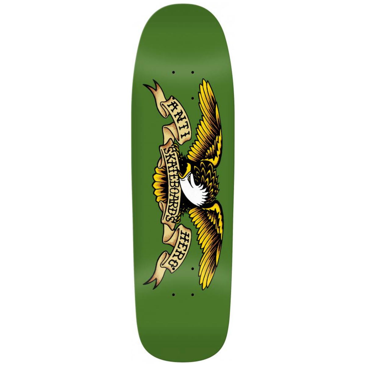 Anti Hero Skateboards Shaped Eagle Green Giant Skateboard Deck