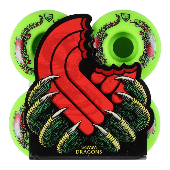 Powell-Peralta™ Dragon Formula • 53mm x 34mm • 93A • Green – No Chaos
