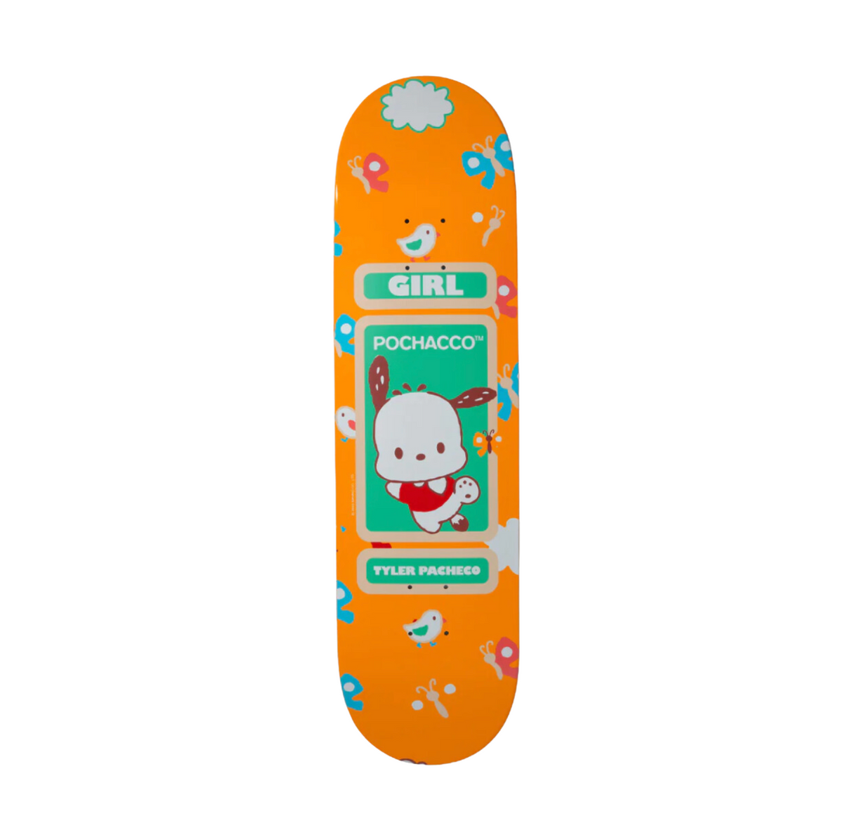 Girl x Sanrio Pacheco Pochacco Skateboard Deck - 8.5