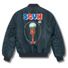 SCUM GRENADE MACHINE FLIGHT JACKET - BLUE