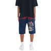 ED HARDY MENS NYC SKULL DENIM JORTS SHORTS - INDIGO