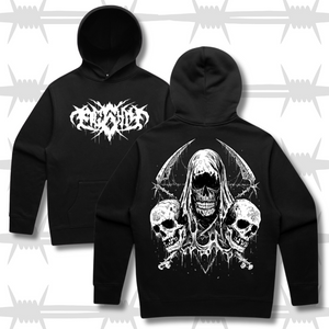 deathcore tattoo graphic hoodie