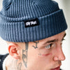 EIGHTY6 FISHERMAN BEANIE IN – PETROL BLUE