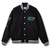 OBEY ROLL CALL VARSITY JACKET- BLACK