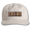 CASINO SIGN SOFT SHELL SNAP BACK CAP - BONE