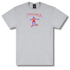 THRASHER GONZ FILL LOGO T-SHIRT -  ASH GREY