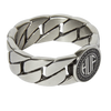 HUF REGIONAL CUBAN LINK RING -SLIVER