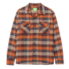 HUF SMASH FLANNEL OVERSHIRT - ORANGE