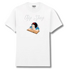 CHIP SHOP GOODS SNOW WHITE LINES T-SHIRT