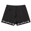 SISTA SCUM WOMENS WIRED ACTIVE SHORTS - BLACK