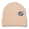 SANTA CRUZ LINED OVAL DOT BEANIE - CHALK