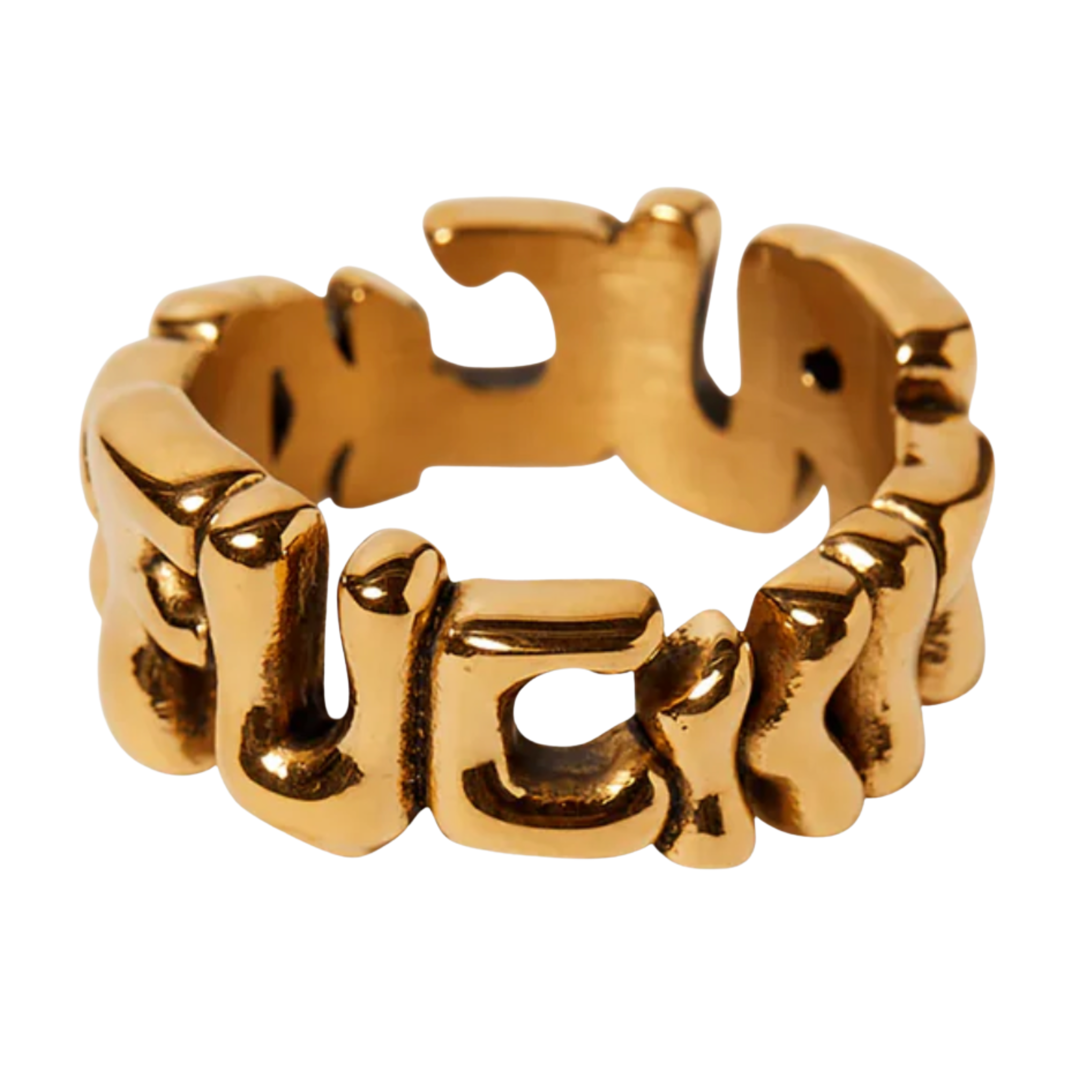 HUF FUCK IT WARPED RING - GOLD – No Chaos