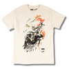 WELCOME SKATEBOARDS X BATMAN HEART OF HUSH T-SHIRT - BONE