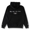 WELCOME SKATEBOARDS X BATMAN DEVIL HORNS PIGMENT-DYED HOODIE -BLACK