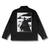 WELCOME SKATEBOARDS X BATMAN GOTHAM LONG SLEEVE TWILL WORK SHIRT – BLACK