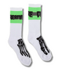 CREATURE SKATEBOARDS TRENCH FOOT MENS CREATURE SOCKS 2 PACK – WHITE