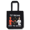 TOY MACHINE 'BURY THE HATCHET' TOTE BAG - BLACK