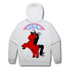 SCUM MY PONY LITTLE HOODIE - WHITE