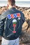 SCUM GRENADE MACHINE FLIGHT JACKET - BLUE