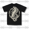 snake tattoo graphic t-shirt