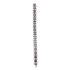 HUF H LINK BRACELET - SILVER