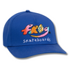 FROG SKATEBOARDS DINO LOGO 5 PANEL CAP - ROYAL BLUE