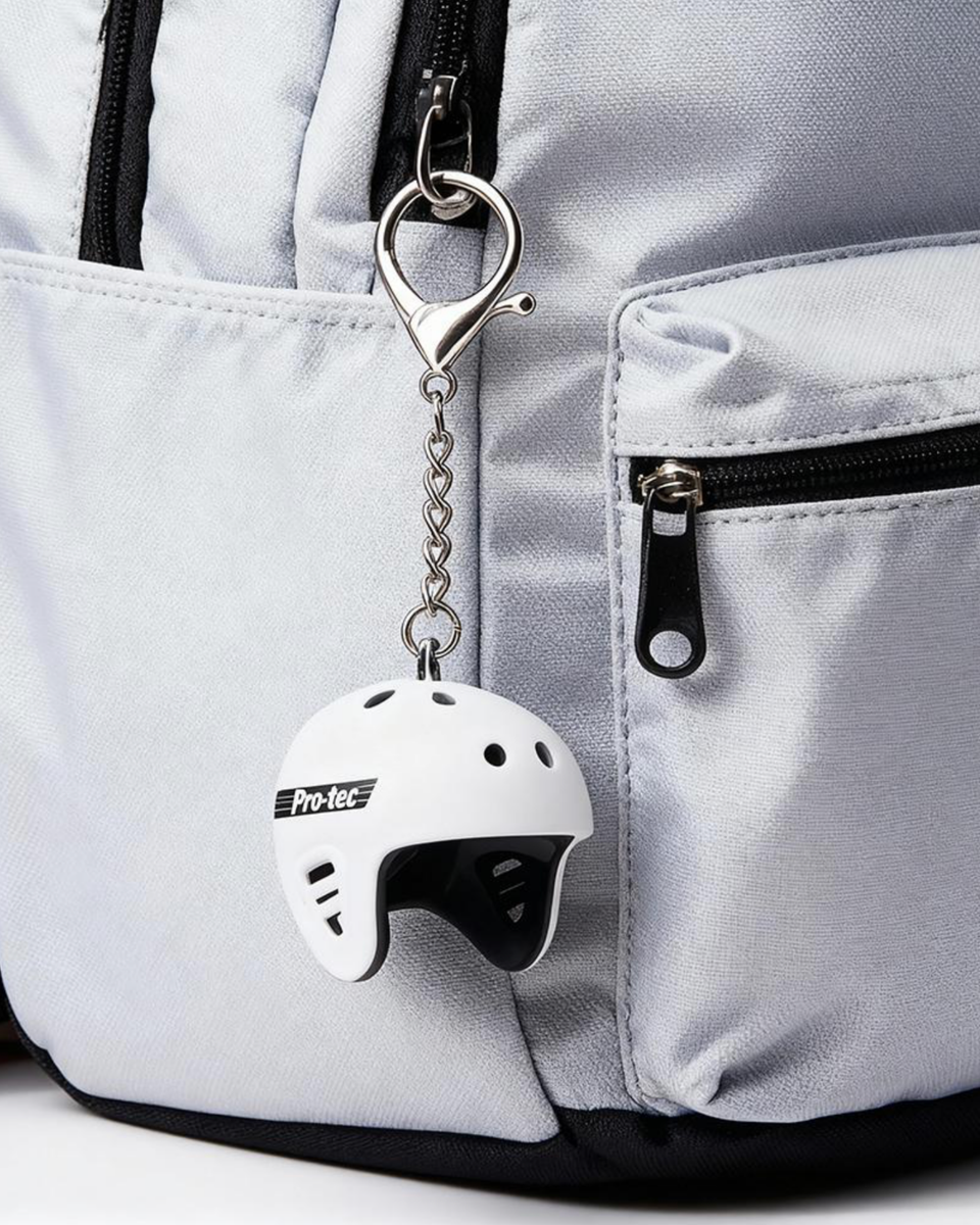PRO-TEC KEY CHAIN PRO-TEC HELMET KEYCHAIN - MATTE WHITE – No Chaos