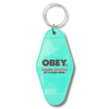 OBEY DANCING DUCK HOTEL KEYCHAIN