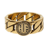 HUF REGIONAL CUBAN LINK RING - GOLD