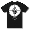 LAKAI X PUBLIC ENEMY SNIPER LOGO T-SHIRT - BLACK