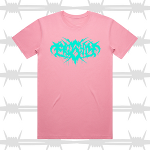 Metal Font Tattoo Script T-Shirt