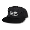 FRONT BLUNT HAT - BLACK