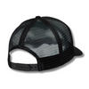 OVAL CHECK FLAME MESHBACK CAP - BLACK