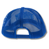 No Metal Mesh Trucker Snapback Cap - Blue