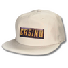 CASINO SIGN SOFT SHELL SNAP BACK CAP - BONE