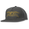 ANTI HERO SKATEBOARDS - BASIC EAGLE SNAPBACK CAP - CHARCOAL / TAN