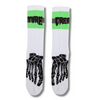 CREATURE SKATEBOARDS TRENCH FOOT MENS CREATURE SOCKS 2 PACK – WHITE