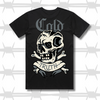 cold truth large skull graphic tattoo t-shirt