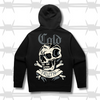 cold truth large skull graphic hoodie