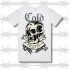 cold truth large skull graphic tattoo t-shirt