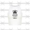 Hell Awaits Crop Vest - White