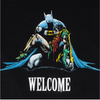 WELCOME SKATEBOARDS X BATMAN DEATH IN THE FAMILY T-SHIRT - BLACK