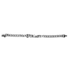 HUF FUCK IT WARPED ID BRACELET - SILVER