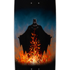 WELCOME X BATMAN SHADOW SERIES SKATEBOARD DECK BAT FLAMES 9.5"