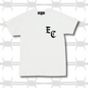 front graphic tattoo script t shirt 'EC'