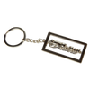 HUF EMBLEM KEYCHAIN - SILVER